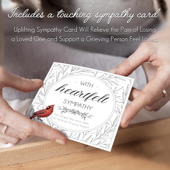 Memorial Crystal Suncatcher,Sympathy Gifts for Loss of Wife,Memorial Gifts for Loss of Wife,Hanging Crystals Ornament for Window Rainbow Maker Prisms Home Decor Gift