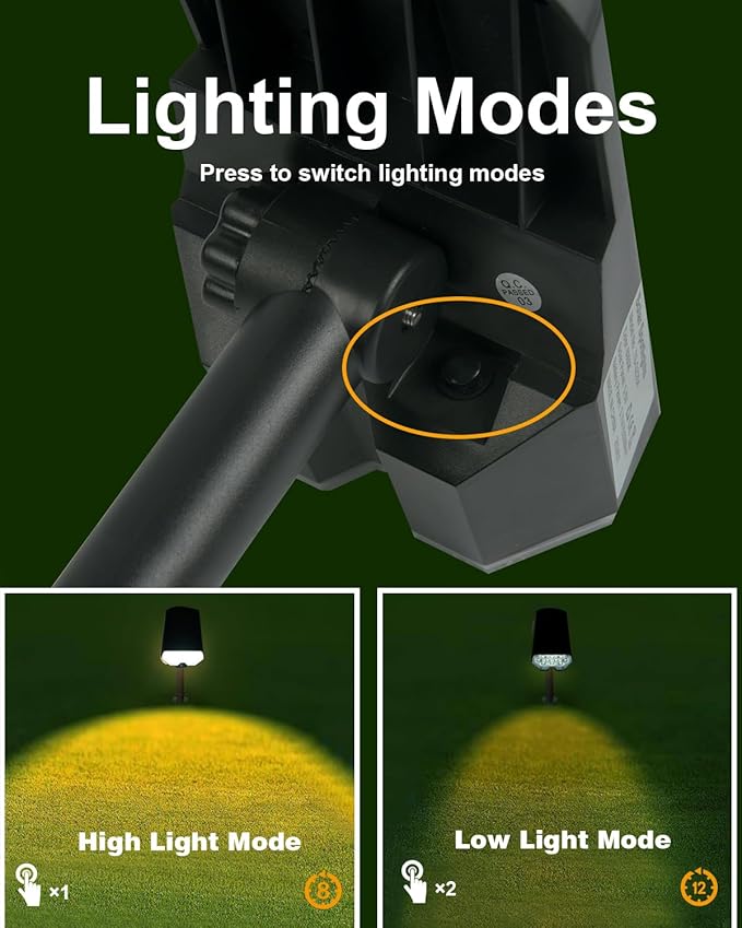 4 Pack Solar Powered Outdoor Spot Lights Outside Waterproof 20 LEDs Landscape Spotlights Dusk to Dawn for House Yard Tree, Plants, Walls, Path, Garden, Statues, Superior Accent Lamp Warm White