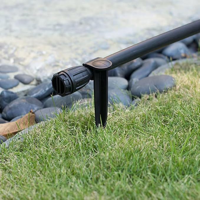 1/2 inch Drip Irrigation Fittings End Caps For (0.52" ID x 0.65" OD) 16mm Drip Irrigation Tubing Connectors End Plugs-10 Pack