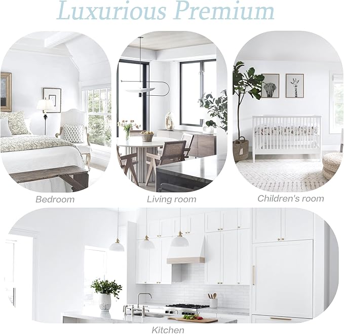 Dimoon 118''x17.7'' White Thicken Peel and Stick Wallpaper Contact Paper Modern Self Adhesive Wall Paper Removable Renter Friendly Textured Solid Color Vinyl Roll (118''x17.7'',White Thicken)