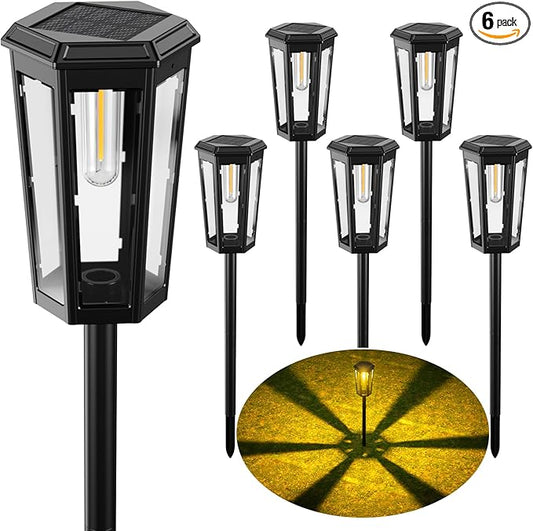 KINKAI Solar Path Lights Outdoor, Bright Garden Lights