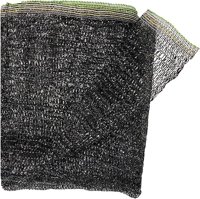 Cool Area 55% 6.5x10ft Sunblock Shade Cloth Cover Mesh UV Resistant Net for Garden Flower Plant Greenhouse, Black