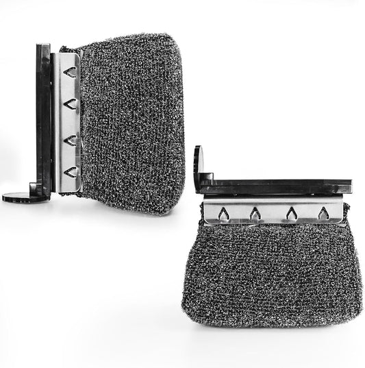 2 Pack Replaceable Cleaning Head, Grill Brush Bristle Free