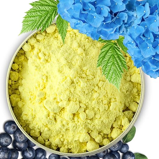 Elemental Sulfur for Soil - 90% Purity Wettable Sulfur Powder for Plants - Garden Soil Acidifier for Blueberries & Hydrangea Blue (8 oz - 0.5 lb)