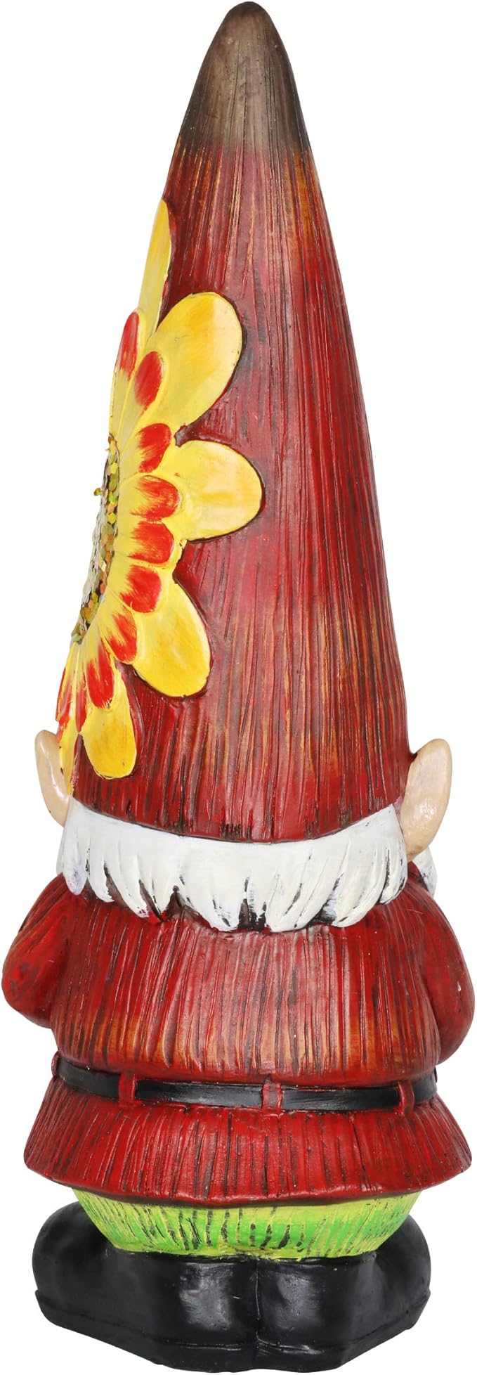 Exhart Garden Gnome, Red Hat Garden Statue Sculpture with Watering Can, Outdoor Lawn and Yard Decoration, 5 x 5 x 12.5 Inch