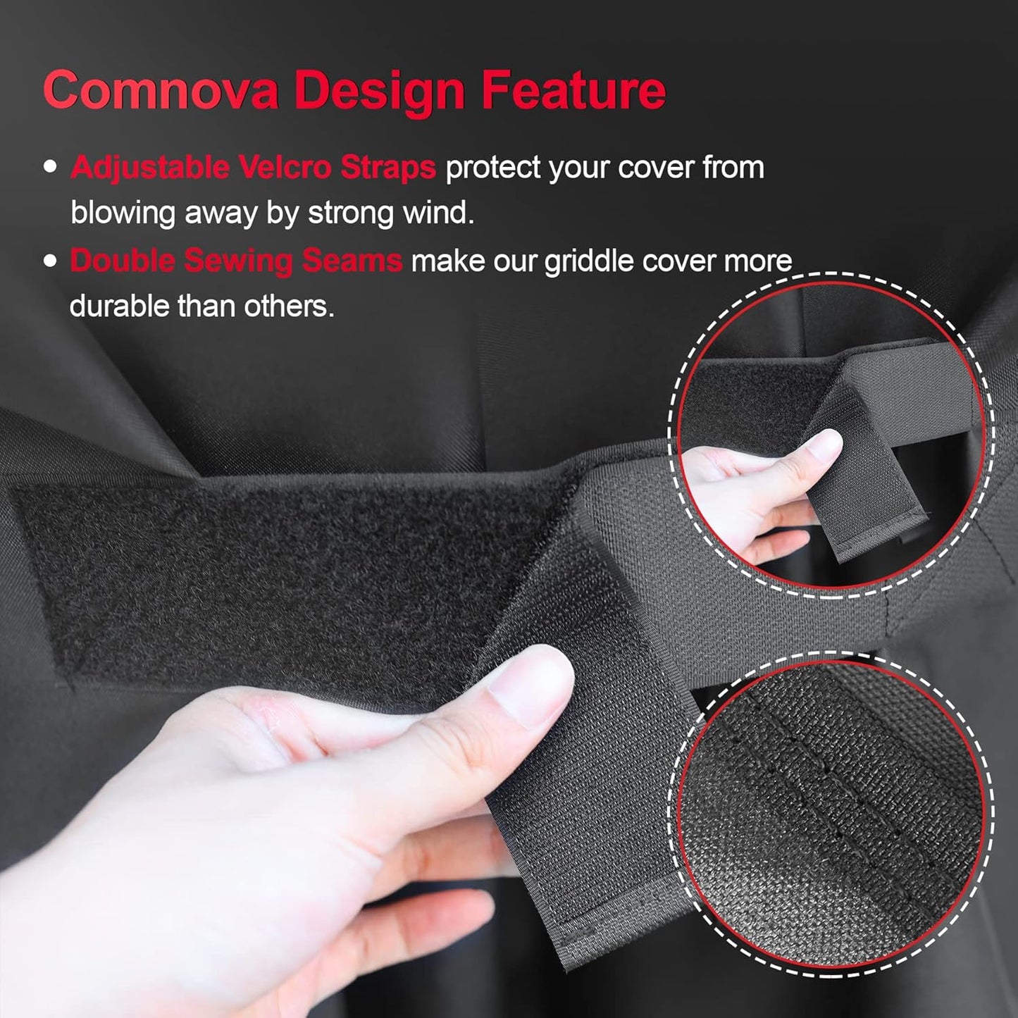 Comnova Grill Cover for Weber Summit 400 Series - 67 Inch BBQ Grill Cover Heavy Duty & Waterproof, 7108 Barbecue Cover for Weber Summit 470, Summit 420, 2022 Genesis S-325s and E-325s Grill Models