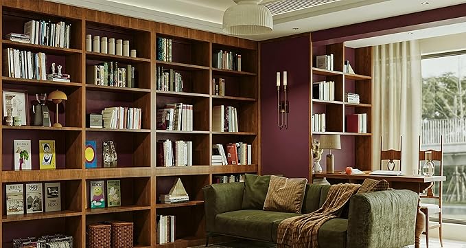 Dimoon 118''x17.7'' Red Peel and Stick Wallpaper Contact Paper Modern Self Adhesive Wall Paper Removable Renter Friendly Textured Solid Color Shelf Cabinet Vinyl Roll (118''x17.7'',Retro Red)