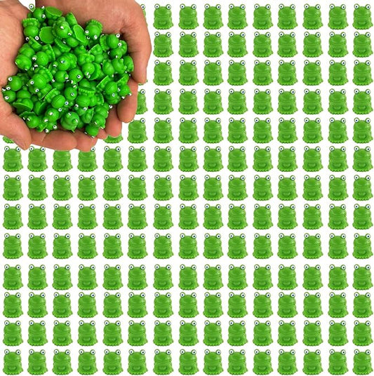 220 Pcs Mini Frog Figurines Miniature Resin Frogs,Mini Frogs Bulk Fairy Garden Moss Landscape Ornaments for Outdoor Decoration,Home Décor