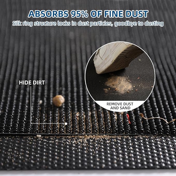 Custom Commercial Grade Carpet with Any Logo Floor Entryway Area Rug Welcome Door Mat for Business Home Indoor/Outdoor Non Slip Washable Durable