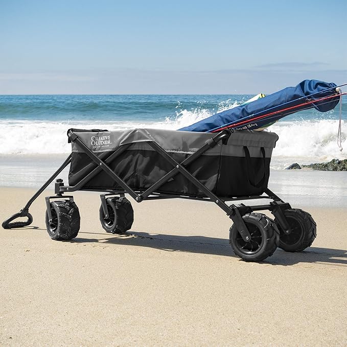 Creative Outdoor Original Folding Wagon All-Terrain Wheels