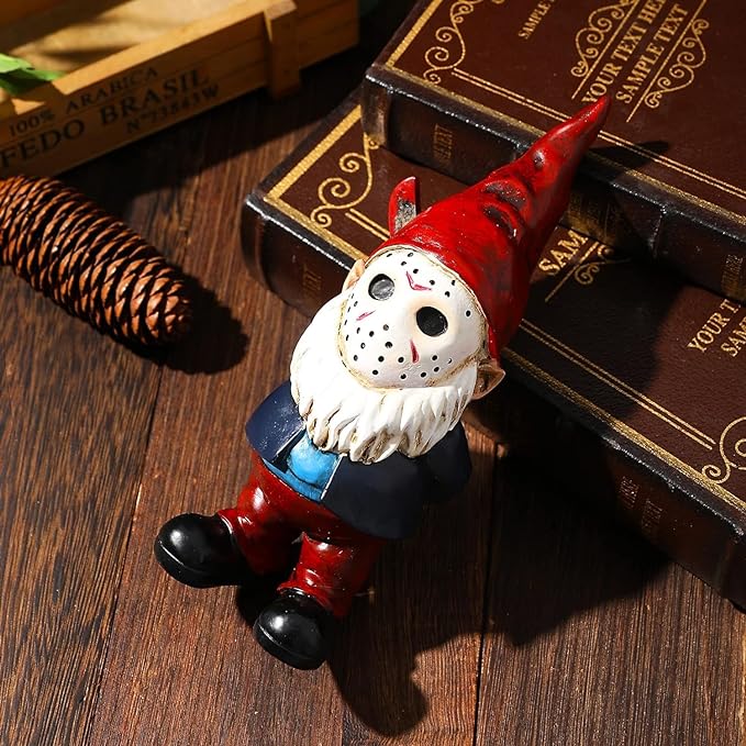 Garden Gnomes Horror Decor Bookshelf Decor Indoor Halloween Decorations Table Decor
