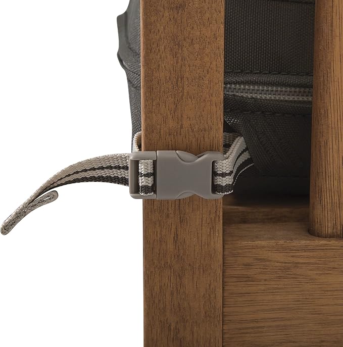 Classic Accessories Ravenna Water-Resistant 21 x 19 x 3 Inch Patio Seat Cushion, Espresso, Chair Seat Cushion