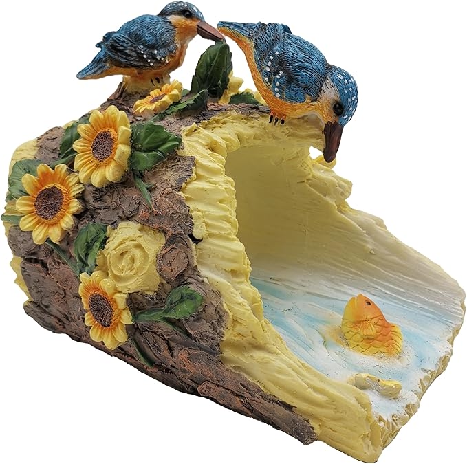 Bird Statues Outdoor Decoration, Resin Statue Garden Decor, Animal Downspout Diverter, Decorative Gutter Extension, 3"4" Downspout Extender Diverter Splash Block