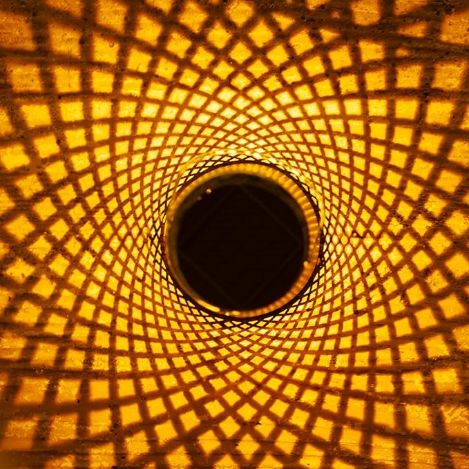 2 Pack Solar Lanterns Outdoor Waterproof, Gifts for Women Mom Grandma，Solar Lanterns with 2 Lighting Colors and Diamond-Pattern, Outdoor Solar Lantern for Landscape Patio Pathway Porch Lawn Yard