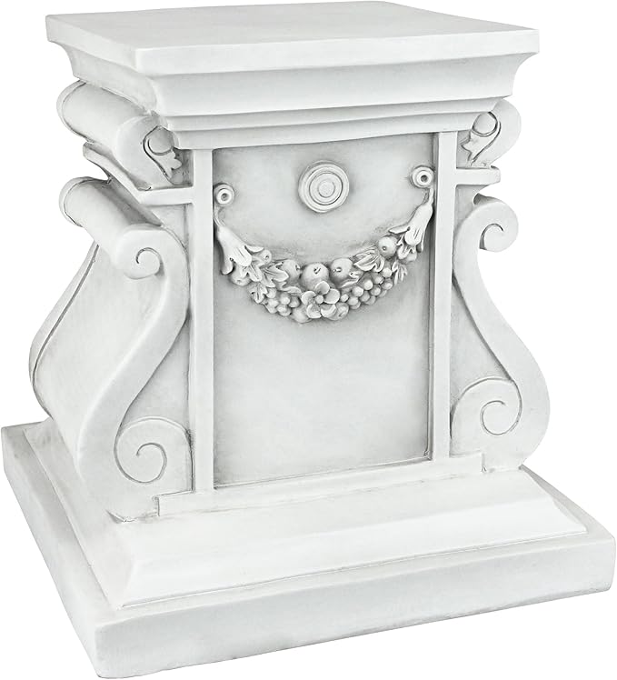 Design Toscano NG314105 Statuary Garden Base Riser, Medium, Classic Plinth