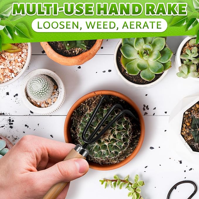 Hand Shovel for Gardening Trowel Garden Tool - 3Pcs Planting Tools Small Garden Rake Ergonomic Hand Tools Set Edging Shovel Indoor Plants Tools - Gardening Tools Heavy Duty Shovel Garden Tool Set