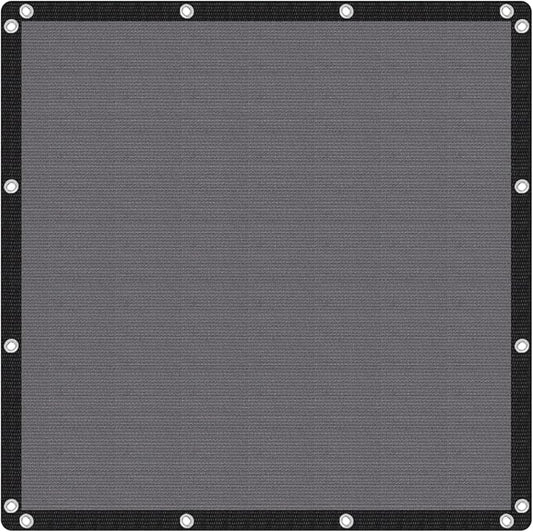 VICLLAX Shade Fabric Sun Shade Cloth with Every 2 FT Grommets for Patio Garden Pergola Cover Canopy 7x21 FT, Grey
