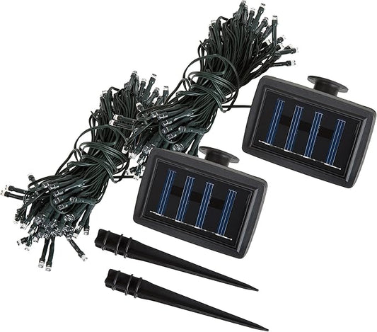 Pure Garden 2-Pack Solar Powered LED String Lights