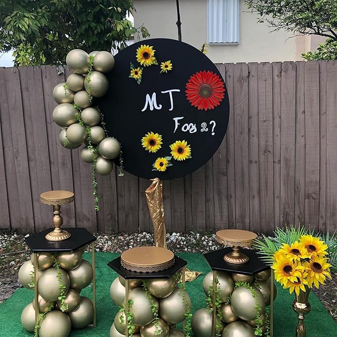 EASICUTI Red Sunflower Metal Flowers Wall Decor Metal Wall Art Decorations Hanging for Indoor Outdoor Home Bathroom Kitchen Room Bedroom Living Room Garden Patio Porch 6 Inch