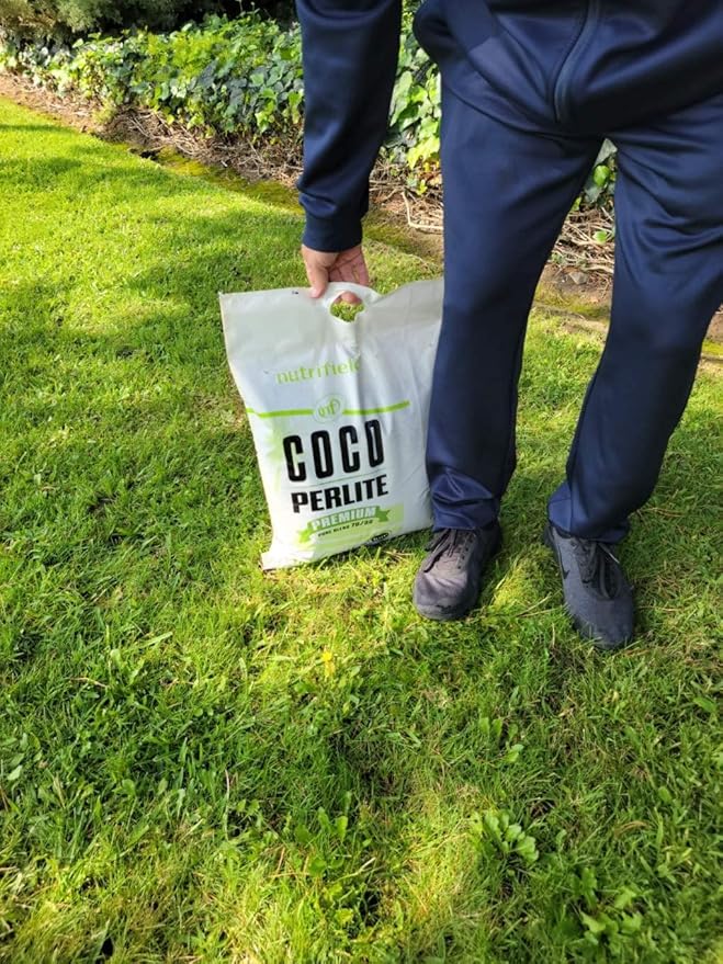 Coco Coir Perlite Mix Potting Soil - 70/30 Blend - Pre Buffered Plant Soil with Calcium, Organic Coconut Coir & Perlite for Plants - Garden Soil for Hydroponic, Indoor & Outdoor Gardening