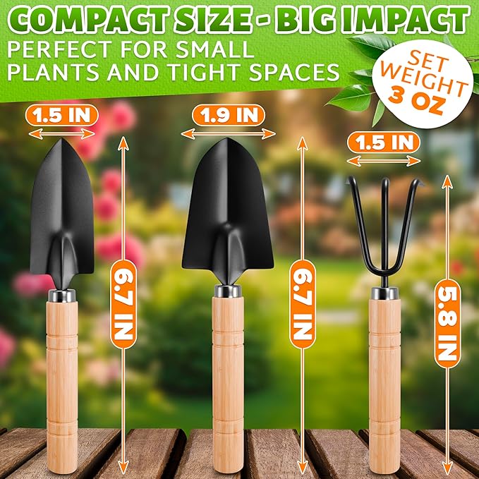 Hand Shovel for Gardening Trowel Garden Tool - 3Pcs Planting Tools Small Garden Rake Ergonomic Hand Tools Set Edging Shovel Indoor Plants Tools - Gardening Tools Heavy Duty Shovel Garden Tool Set