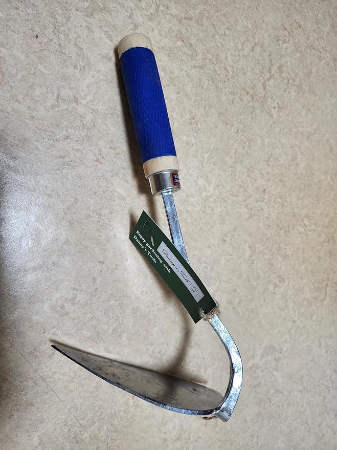 Danny’s Tools Hoe (Ho-mi), Korean Gardening Tool, Easy Gardening, Weeding and Farming, Hand Made, Hand Forged Steel.