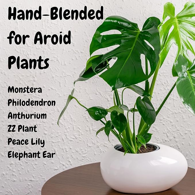 Aroid Plant Potting Soil Mix (8 Quarts), for Pothos Devil's Ivy, ZZ Plant, Chinese Evergreen, Dumb Cane, Philodendron, Syngonium, Alocasia, Colocasia Etc.