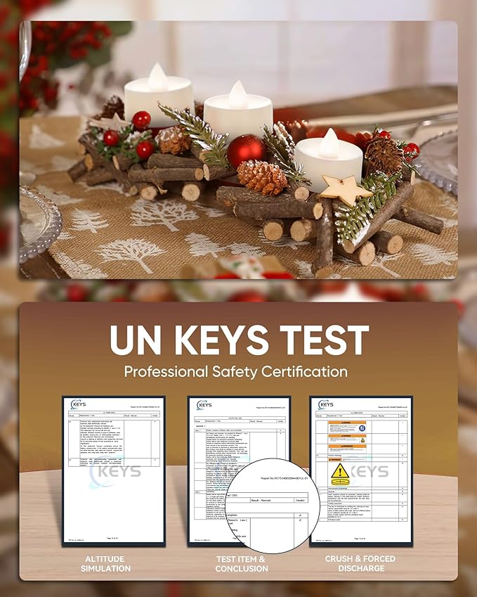 BEICHI Flameless Candles, 24Pack Battery Operated Candles, LED Tea Lights Candles Battery Operated, Flickering Fake Candles for Wedding Halloween Christmas Diwali- Pure White Light