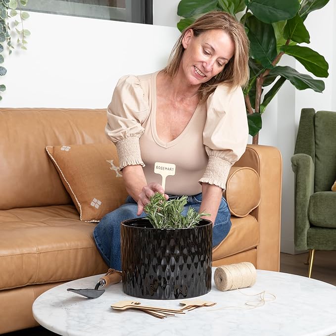 Bamboo Plant Stakes, 50pcs, Extra Long Plant Labels (2.25" x 1.5" x 7"), Bamboo Garden Signs, 50 pcs Plant Tags, Plant Identifications Stakes, Plant Markers