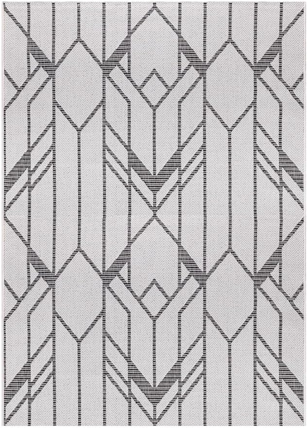 Keen Home Design Terrace Outdoor Area Rug - 8x10 Washable Indoor/Outdoor Rug for Patio, Kitchen, Balcony, Beach, Garden, Deck and Porch, Size: 7'7"x10'