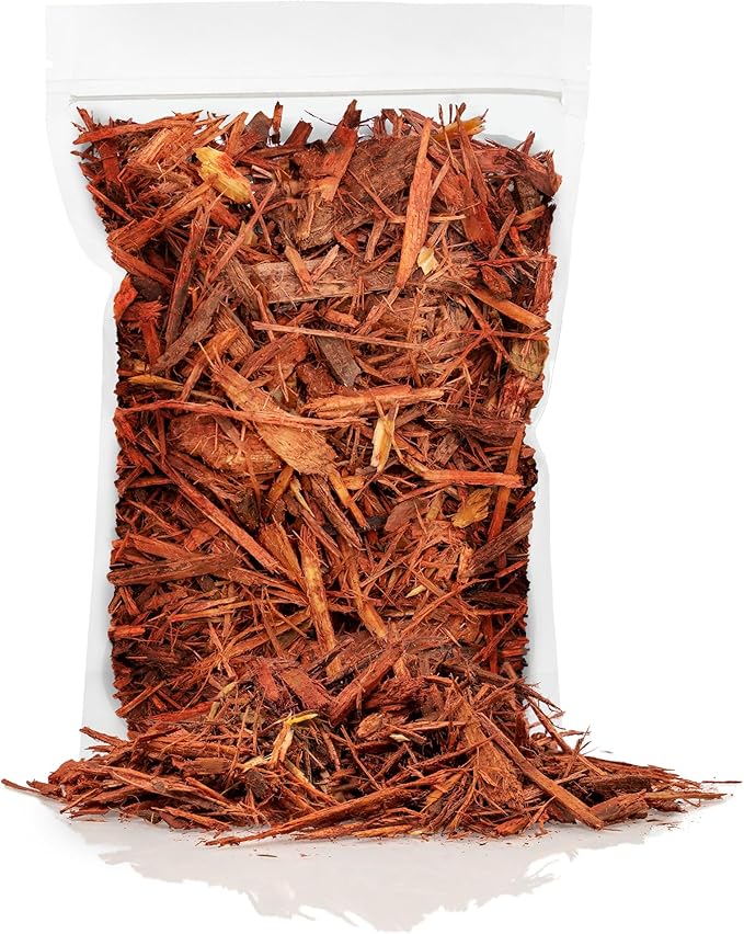 Red Mulch - Create a Striking and Eye-Catching Garden Design - 3 QUARTS
