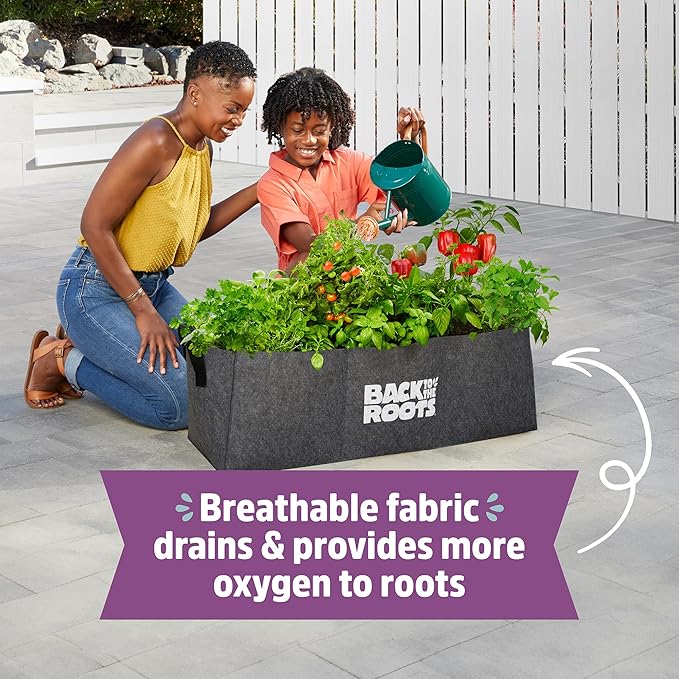 Back to the Roots Breathable Grow Bed, Provides More Oxygen to Roots, Assembles in Seconds 9 cu. ft