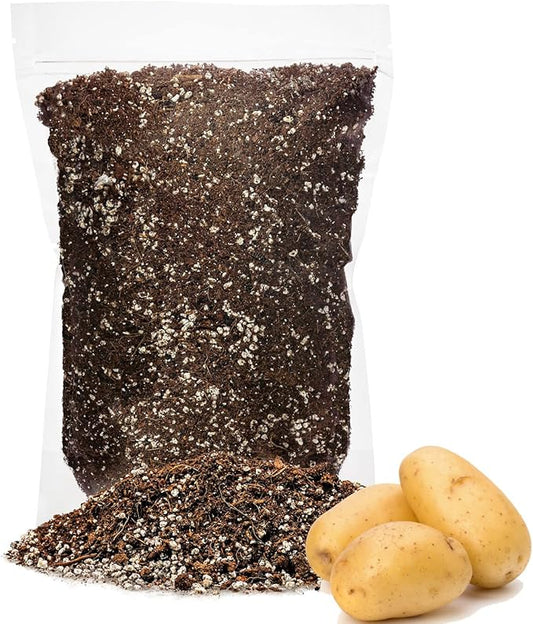Premium Organic Potting Soil - 1 Quart - The Ideal Growing Medium for Delicious and Nutritious Homegrown Potatoes