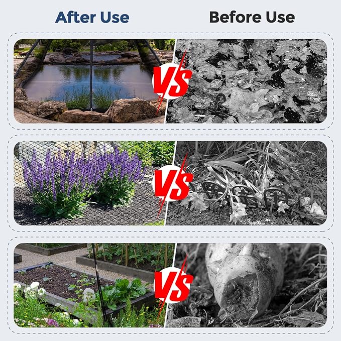 DEERFAMY Pond Net Dome, 10×14 FT Pond Cover with 2 Doors, Pond Mesh Tent with 4 Ropes, 16 Stakes, and Fiberglass Poles, Pond Netting for Koi, Outdoor Ponds, Pool and Gardens, Black