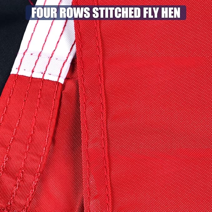 American Flag 12x18 Ft, Outdoor Premium US Flags, Heavy Duty Durable, 420D Oxford Nylon, Embroidered Stars, Brass Grommets