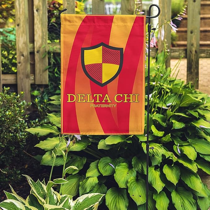 Delta Chi Licensed Flag Garden Flag Banner Yard Decor Outdoor Decoration (Delta Chi #2)