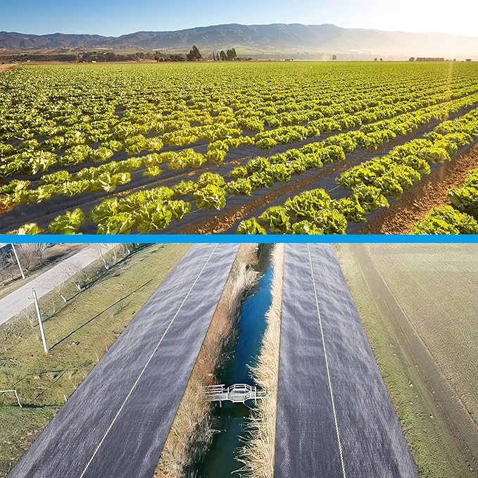 3ft x100ft Black Weed Barrier Landscape Premium Fabric-Heavy Duty Woven Ground Cloth with Superior Permeability Weed Control Convenient Design