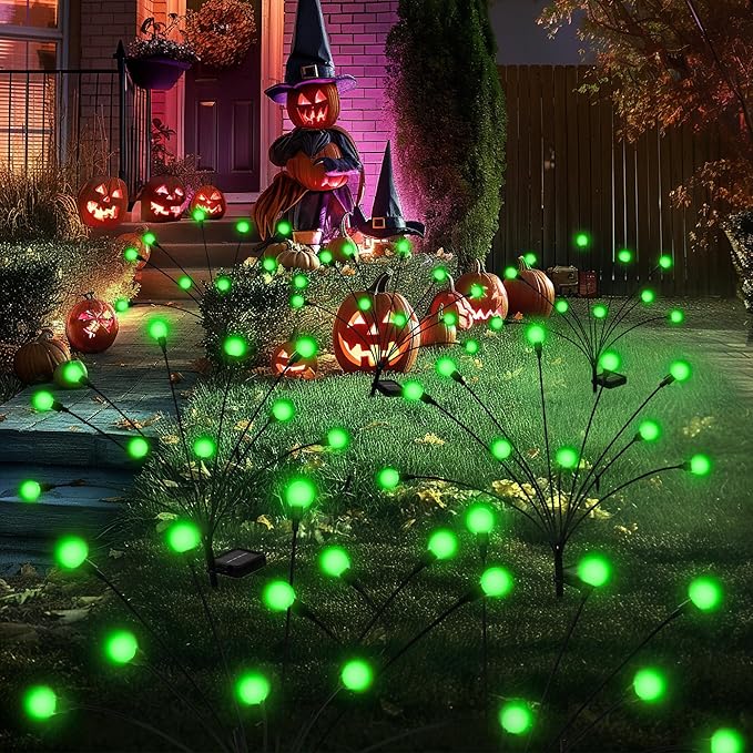 Solar Garden Lights for Outdoor, Green