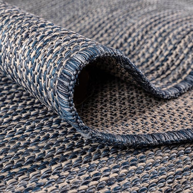 Keen Home Design Terrace Outdoor Area Rug - 6x9 Washable Indoor/Outdoor Rug for Patio, Kitchen, Balcony, Beach, Garden, Deck and Porch, Size: 6'x8'10"