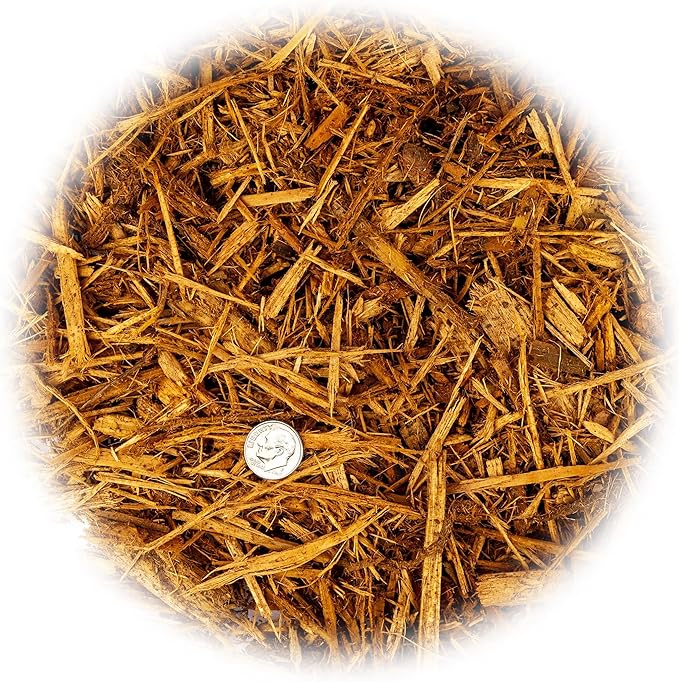 Organic Yellow Mulch - Nurture Your Plants with Natural Nutrients - 20 QUARTS