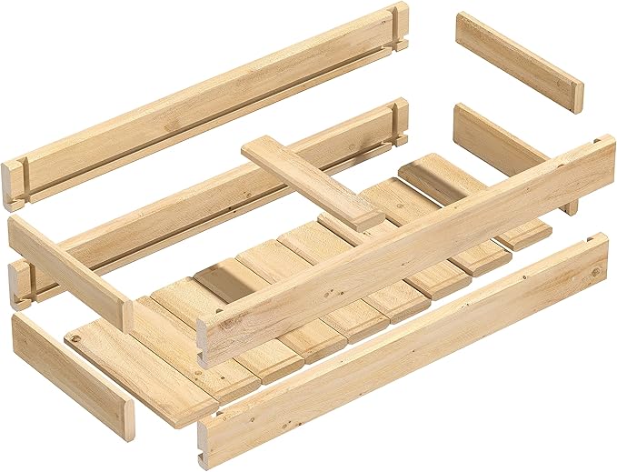 Greenes Fence Cedar Wood Planter Box with Rail Mount Brackets, 32" x 11" x 7" - Made in USA with North American Cedar