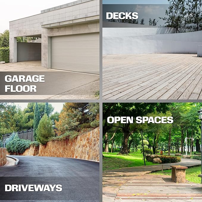 EDOU Dual 24" Pressure Washer Surface Cleaner - Surface Cleaner with Wheels - Heavy Duty Composite, 4,500 PSI Max Working Pressure - Includes 3/8 Inch Quick Connector Kit and Teflon Tape