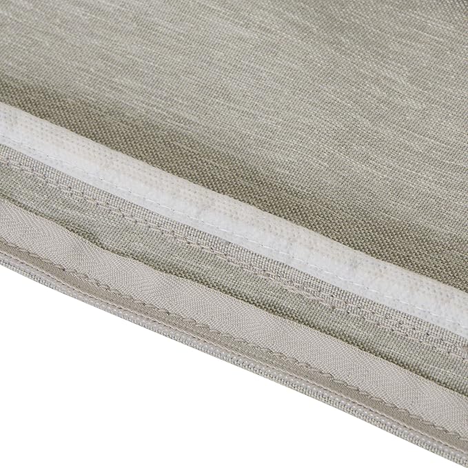 Classic Accessories Montlake Water-Resistant 25 x 18 x 4 Inch Patio Lounge Back Cushion, Heather Grey, Outdoor Loveseat Cushions