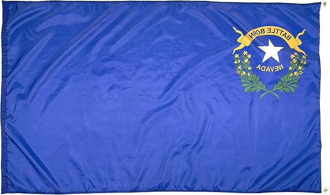 FlagSource Nevada Nylon State Flag, Made in the USA, 3x5'