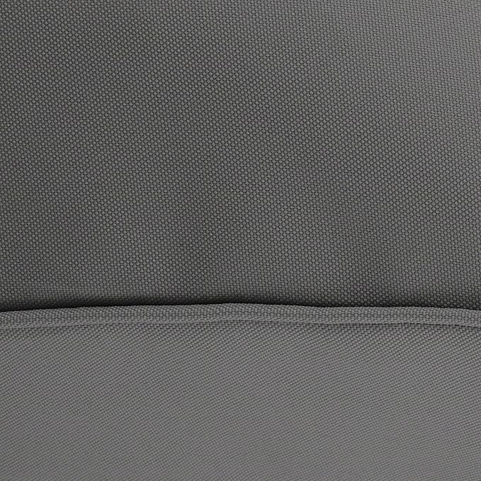 Classic Accessories Montlake Water-Resistant 25 x 18 x 4 Inch Patio Lounge Back Cushion, Light Charcoal Grey, Outdoor Loveseat Cushions