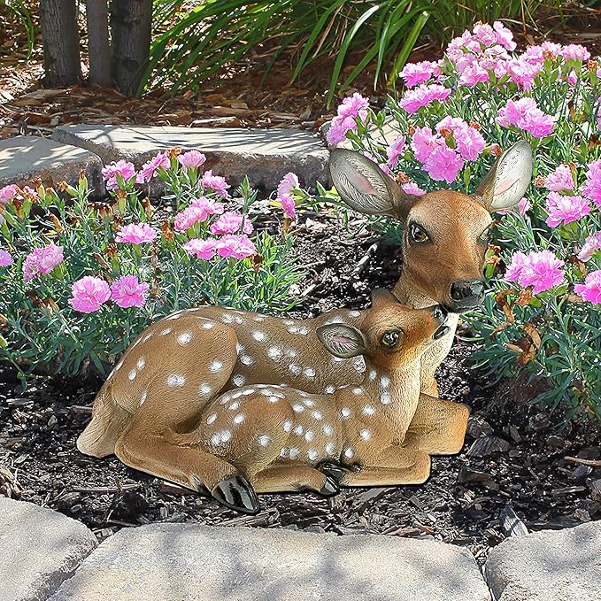 Design Toscano Mothers Love, Doe and Fawn Sculpture