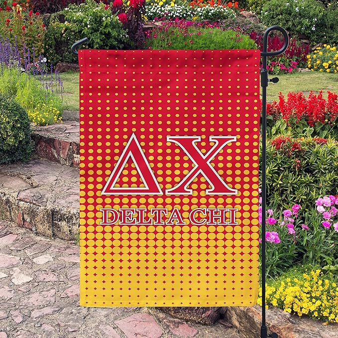 Delta Chi Licensed Flag Garden Flag Banner Yard Decor Outdoor Decoration (Delta Chi #4)