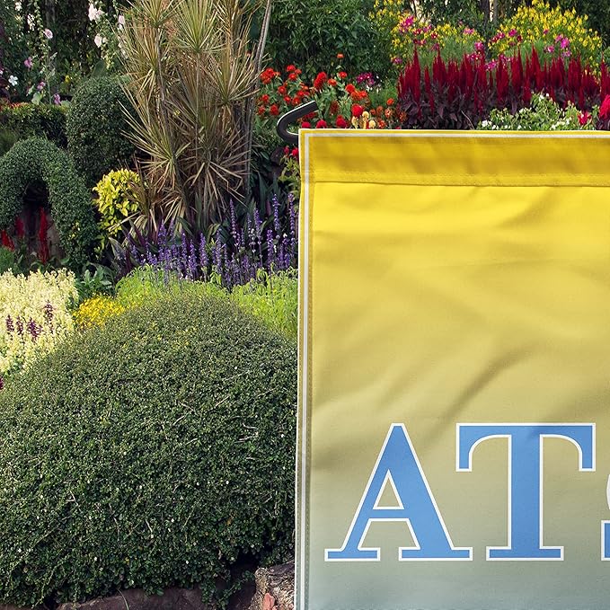 Alpha Tau Omega Licensed Flag Garden Flag Banner Yard Decor Outdoor Decoration (Alpha Tau Omega #1)