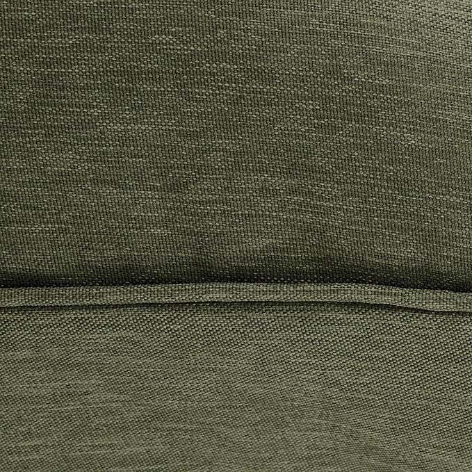 Classic Accessories Montlake Water-Resistant 21 x 20 x 4 Inch Patio Lounge Back Cushion, Heather Fern Green, Outdoor Loveseat Cushions