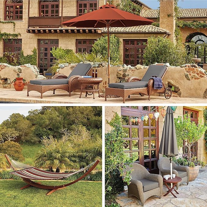 Classic Accessories Montlake Water-Resistant 19 x 20 x 4 Inch Patio Lounge Back Cushion, Light Charcoal Grey, Outdoor Loveseat Cushions